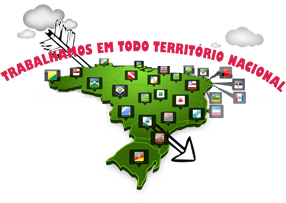 Trabalhamos em todo território nacional.